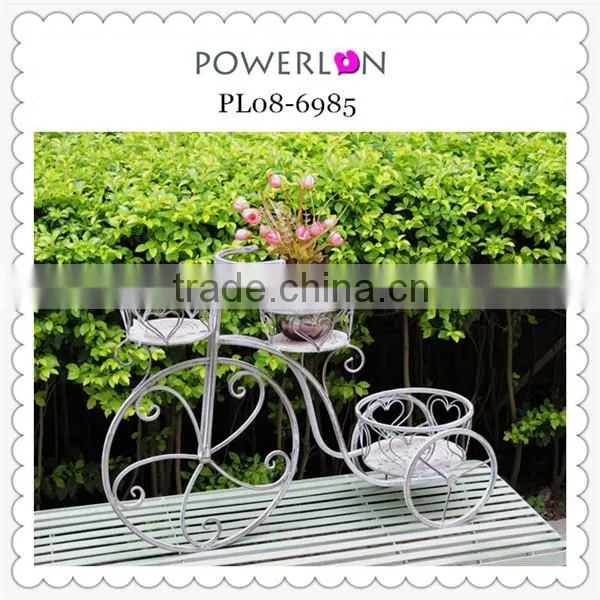 Wrought Iron Bicycle Flower Pot