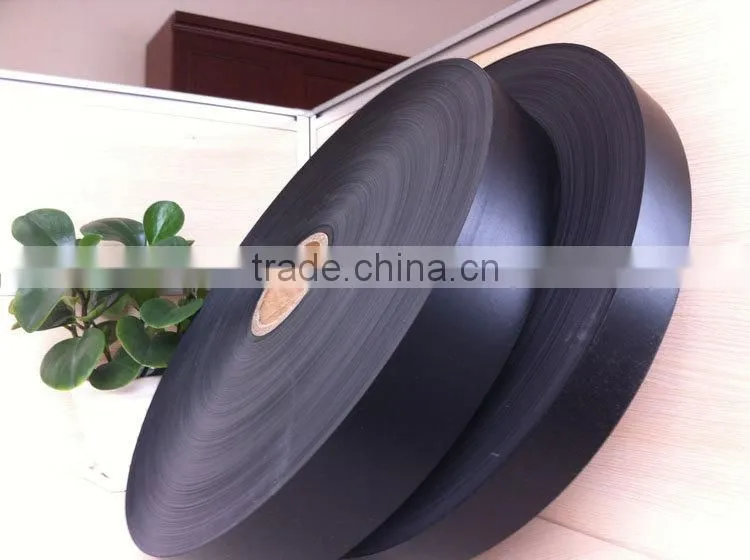 black non-adhesive pvc insulation tape log roll for flexible duct