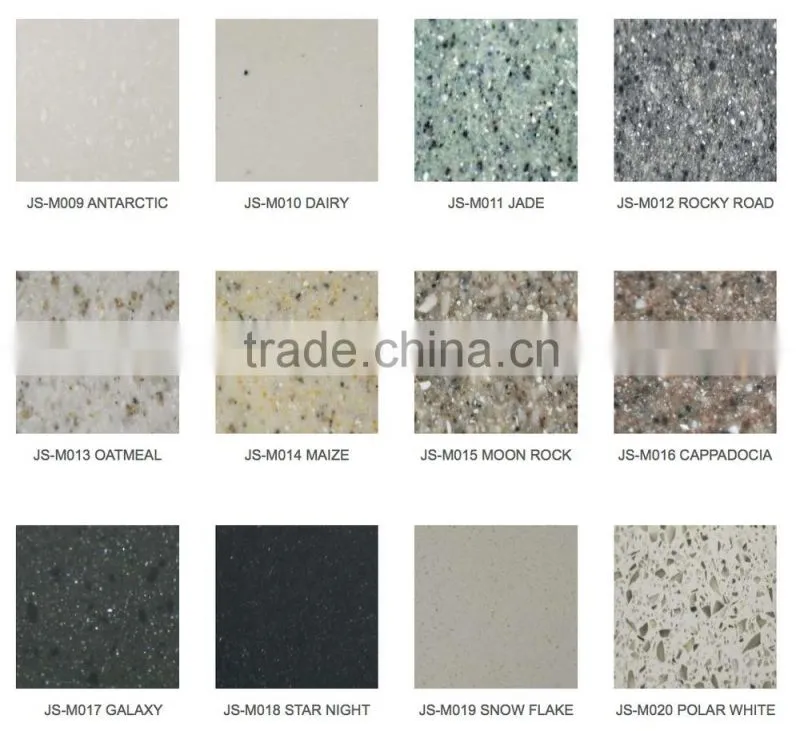 25mm 30mm solid surface sheet/artificial stone