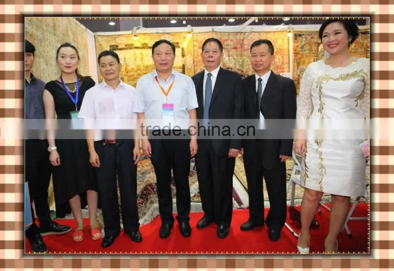 wool & silk carpet guangzhou factory handmade art woo l& silk carpet luxery palace carpet