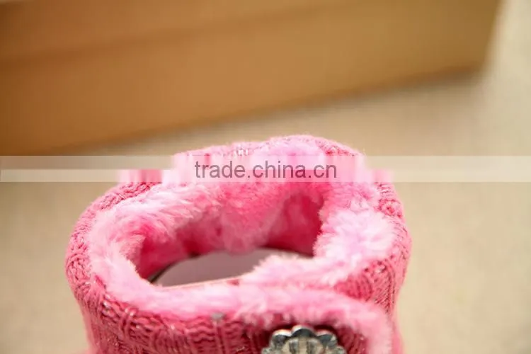 Crochet knitting cheap indoor outdoor pink baby shoes for girls