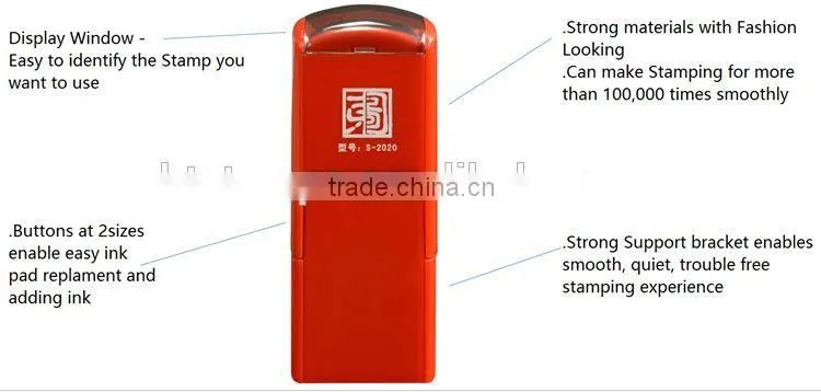 Square 20x20mm Factory HongTu Teacher use rubber stamp