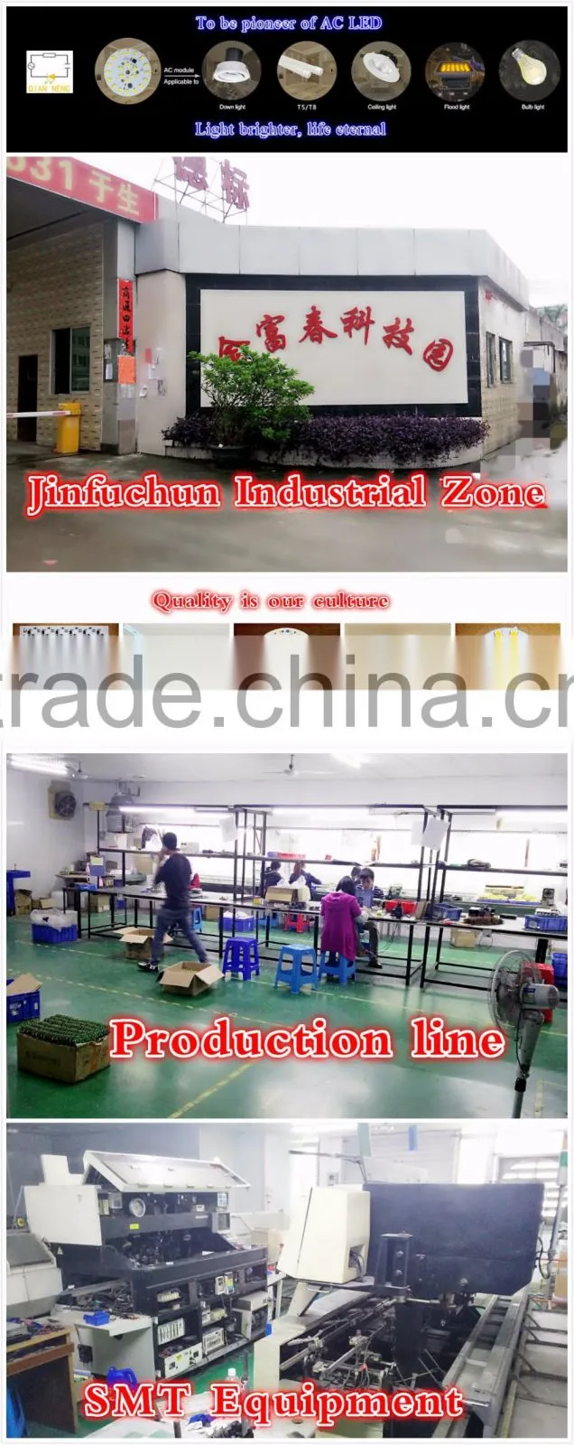 driver on board AC led module led light pcb board