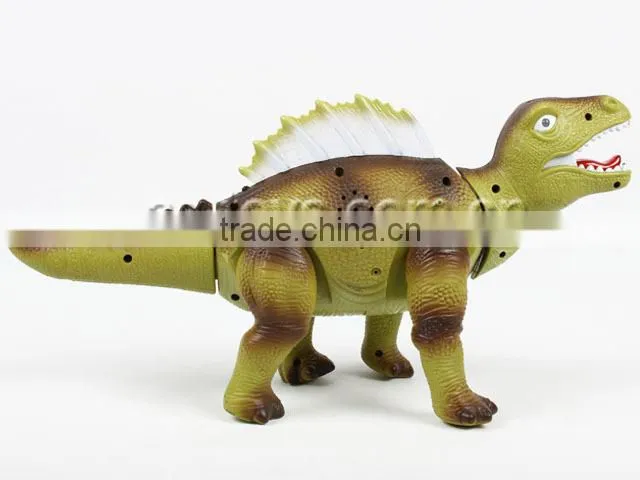 Infrared remote control walking dimetrodon flashing dinosaur toys