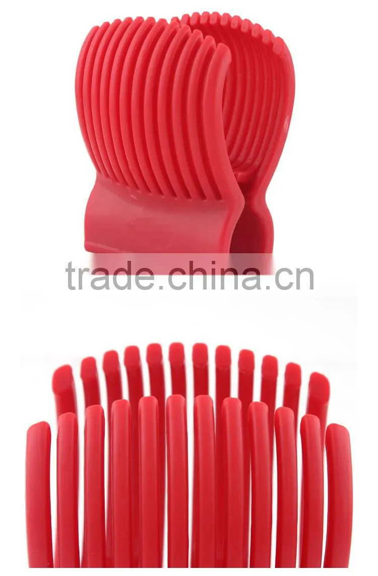 Good Quality Red Tomato Holder Slicer Guide Potato/Onion Fruit Vegetable Cutter Tools Kitchen Tools Vegetable Spiralizer
