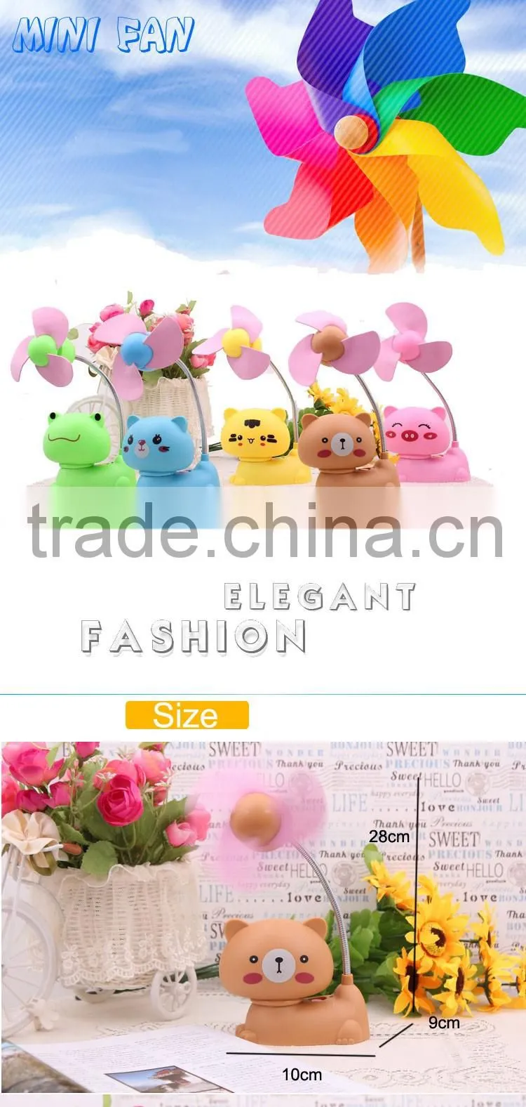 Best selling products mini rechargeable fan price toys for sale