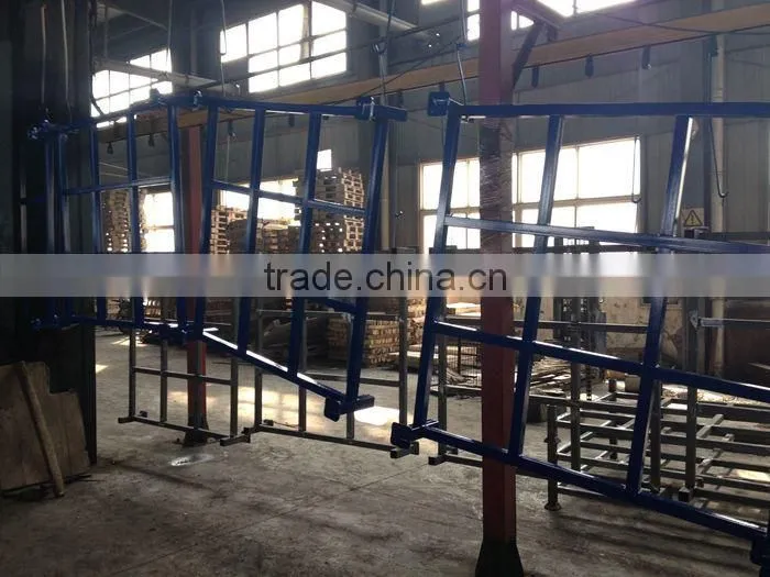 Powder coating stable and detachable fabric storage stacking rack