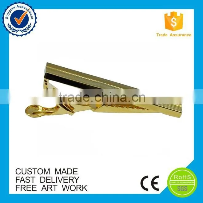 High quality custom silver men's metal tie bar