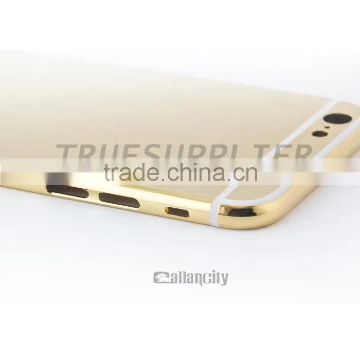 For iphone 6 gold housing mirror housing cover