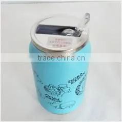 new design 500ml pop can style double wall stainless steel water bottle /customized pop can shape water bottle