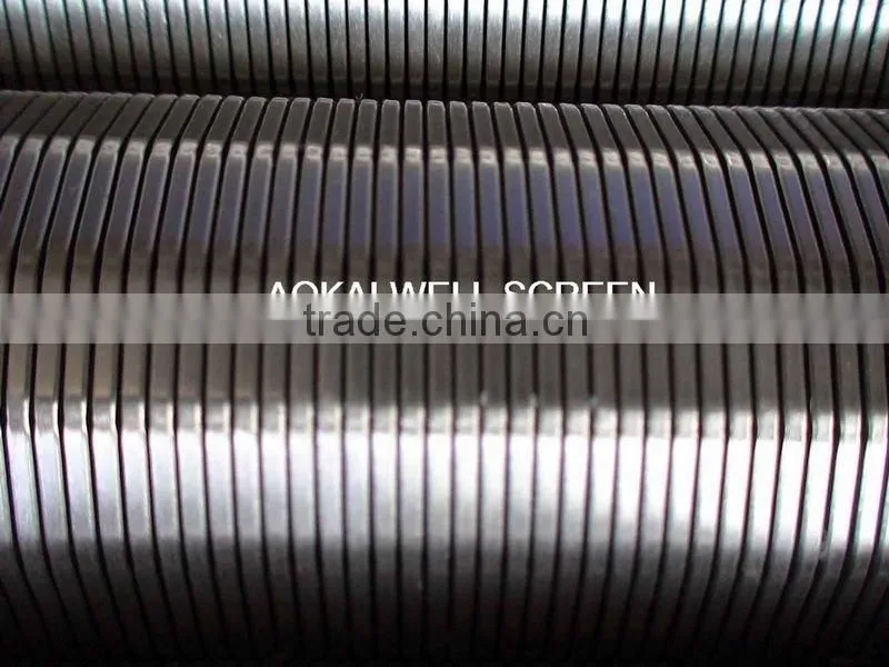 2014 wedge wire johnson stianless steel water well screen vertical sand filter