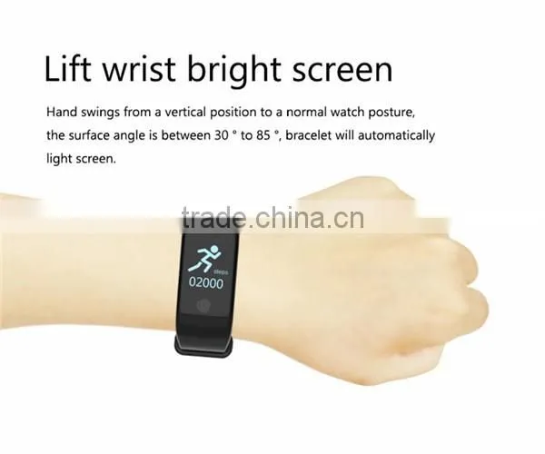 IP67 life waterproof smart band sleep monitor and heart rate monitor