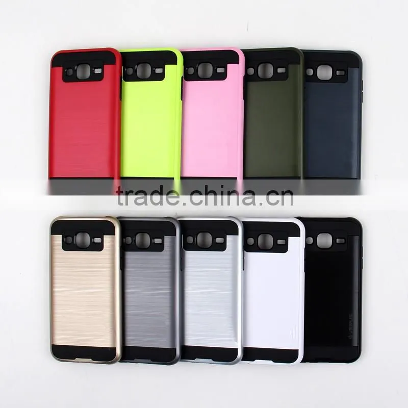 brush satin mobile phone cover for samsung galaxy j3