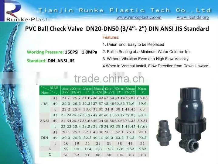 PVC Check Valve