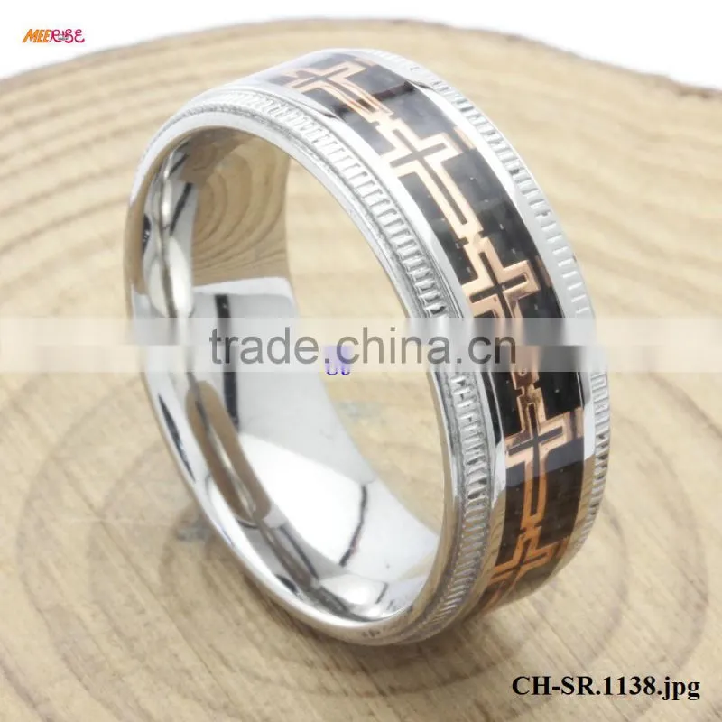 2015 High Quality Fashion Camo TITANIUM Rings For Boys