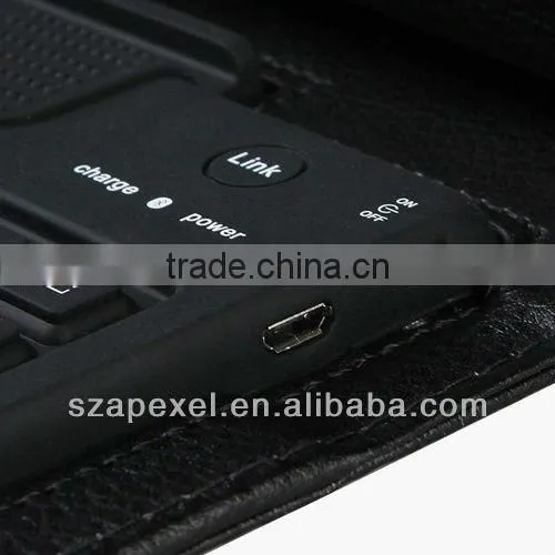 Wireless keyboard blue tooth with tablet PC stand for 10.1" Samsung galaxy Note N8000
