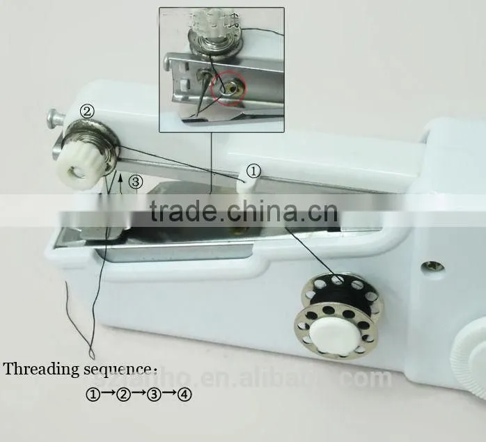 New 2015 hot Household mini sewing machine handheld electric sewing machine