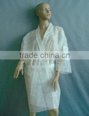 nonwoven clothes Bath Robes/Kimono Robe for Spa