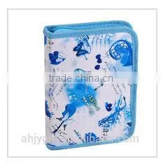 Cartoon Printing Stationery Set Satin Pencil Bag