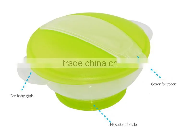 High quality bpa free kids diet training pp bowl