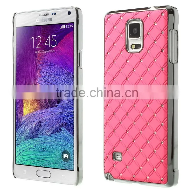 Diamond Pattern PC Case for Samsung Note4, Back Case for Note4, Plastic case for Note 4