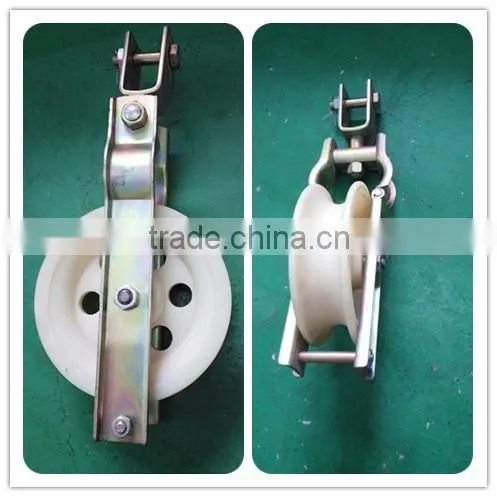 Cable roller plate type