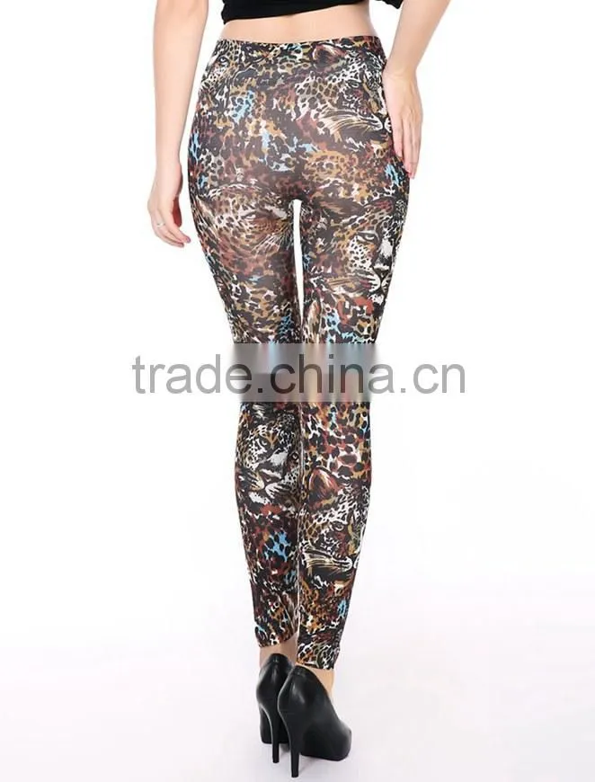 Colorful design beautiful pattern hot wholesale women fitness sexy leggings tights