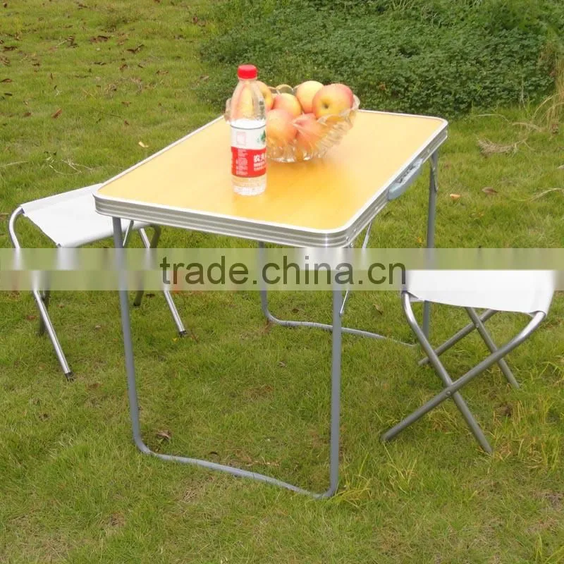 aluminum folding table and chair