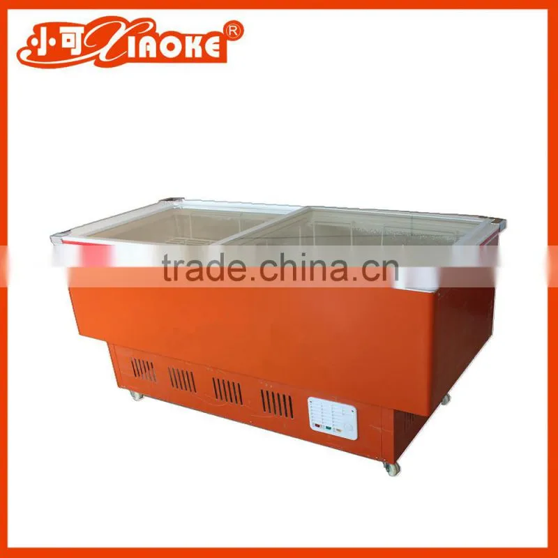 PD-180R supermarket double glass door produce coolers 428L