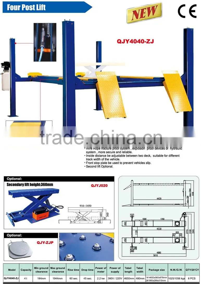 3T cheapest two post auto car lift