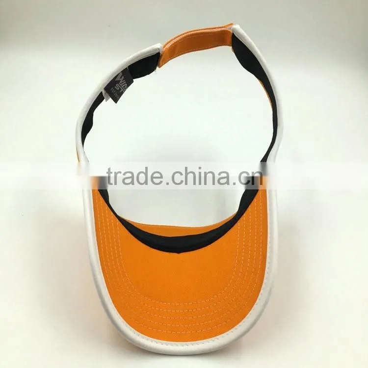 Wholesale 3D embroidery sunvisor sun shade cap hat outdoor golf sports unisex