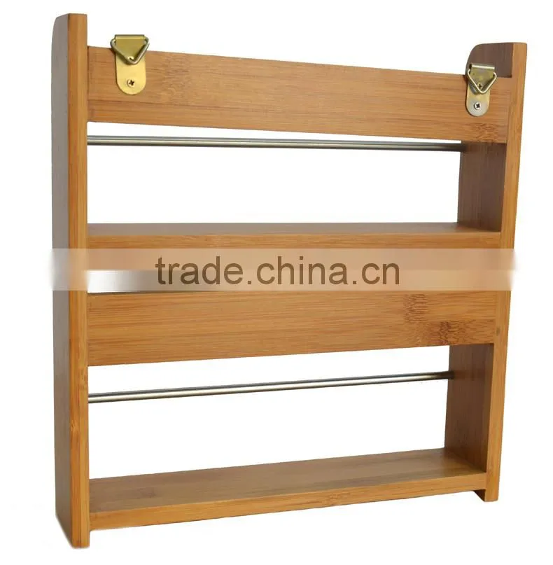 DT009 Fashion Wall Mountain Bamboo Towel Rack/ Wooden Bathroom Towel Rack