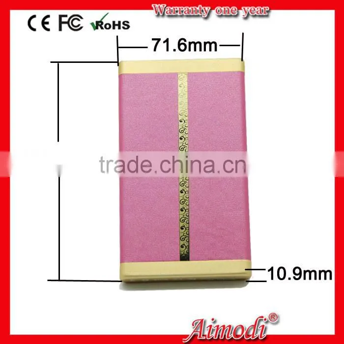 Manufactory prodcution Portable Power bank 8000mah Aimodi-P8