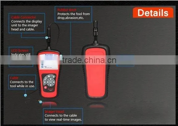 2013 whole sale newest Autel MaxiVideo MV201 inspection camera with 5.5 mm image head
