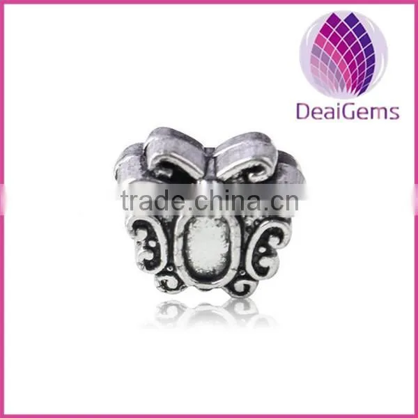 wholesale alloy butterfly spacer beads 12*10mm for jewerly findings