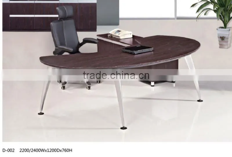 unique curved executive desk side table