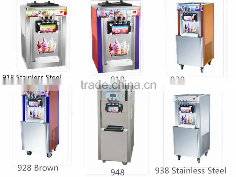 Manufacturing soft ice cream machine for sale