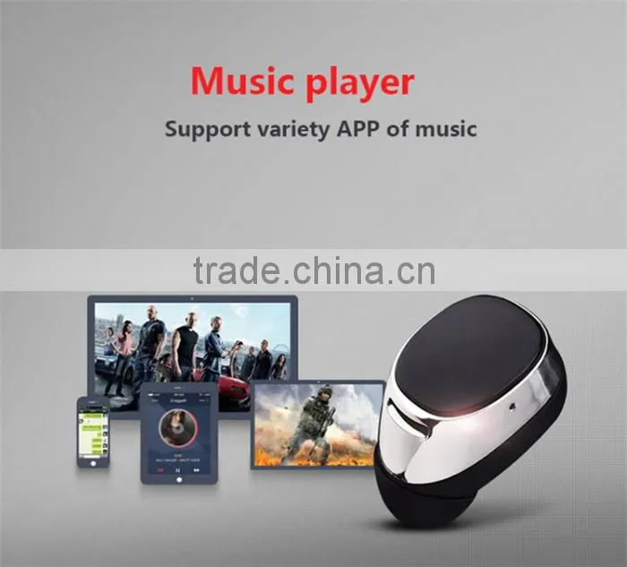 Mini 7 Ultra-small V4.1 Stereo Bluetooth Headset Earphone Earbud For iPhone