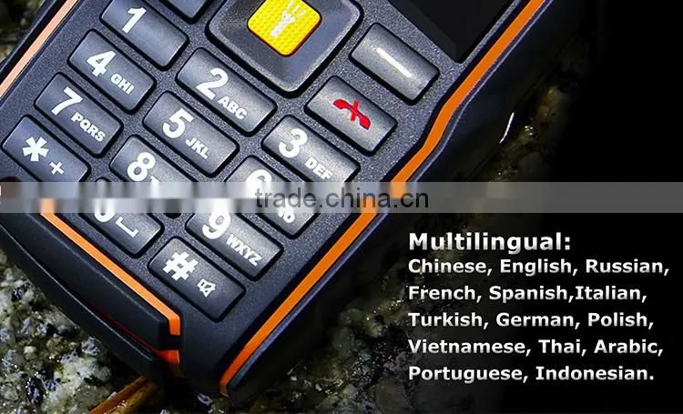 VKWORLD STONE V3 5200mAh Spreadtrum 6531CA 2.4 Inch Screen IP67 Waterproof Dustproof Dropproof Mobile Phone