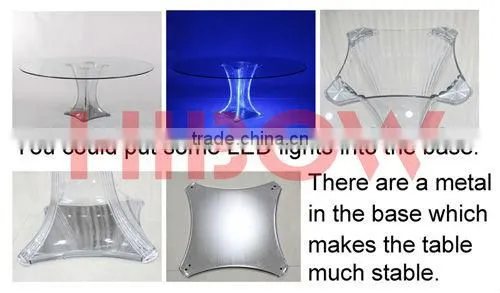 resin round tables for event