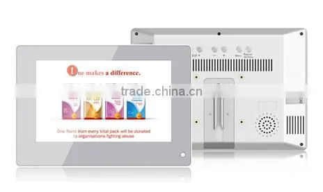 FCC approved 10 inch POPSHELF LCD display advertising