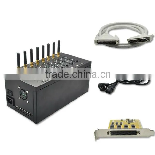 SIM rotation and IMEI change Anti-SIM block 8 ports 32 sims gsm modem pool