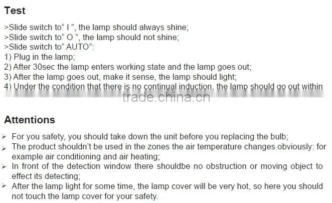 2013 new motion sensor light switch/motion sensor led light/motion sensor light bulb