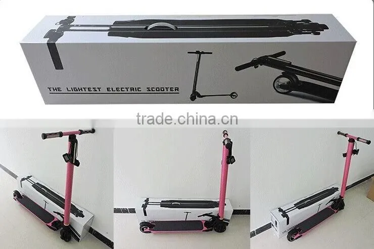 7.2 kg folding Carbon fiber foldable electric mountain bike in black color