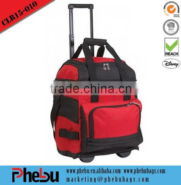 Hot sale black wheeled eminent trolley backpack bag( TROB15-005)