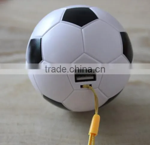 2600mah football portable iphone charger