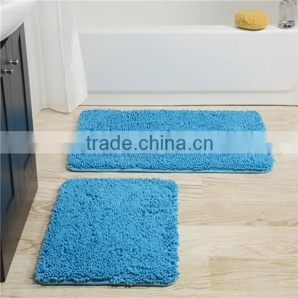 80% polyester 20% polyamide chenille microfiber food feeding pet mat