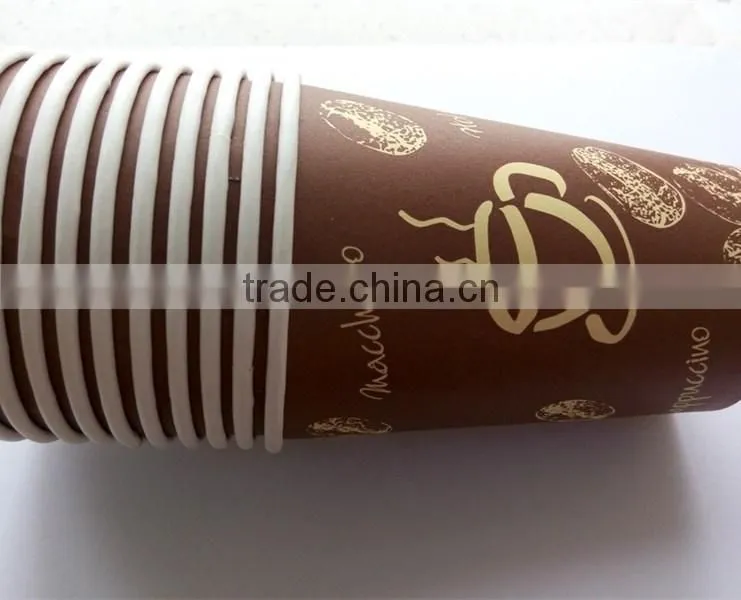 big size cheap food grade single wall paper cups with logo print