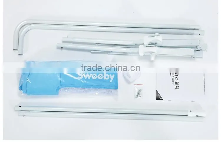 Foldable baby bed rail/playpen