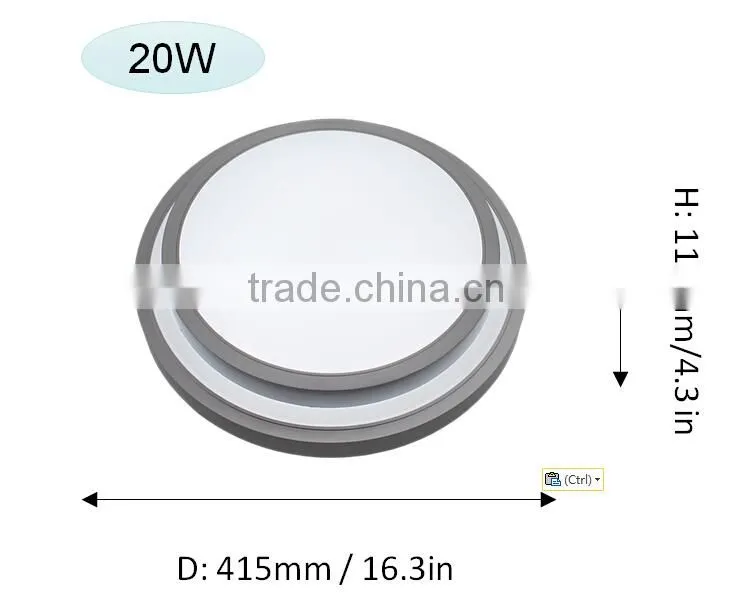 Modern led ceiling light round shape / LED light commercial indoor / 2015 hot led ceiling light